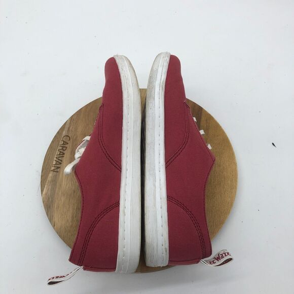Dr Martens Callum Sneakers Womens 9 Burgundy Casual Canvas Air Wair Shoes - Picture 7 of 12